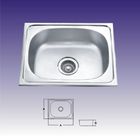 China Custom Polished Round One Bowl Stainless Steel Kitchen Sinks Without Faucet distributor