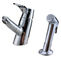 Unique 2 Hole Ceramic Low Pressure Basin Taps Faucets , Pull Out Shower Head With Switch supplier